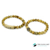 TCC™ Natural Golden Tiger Eye Stone Wealth Charm Bracelet